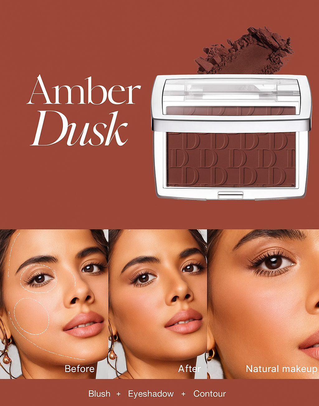 Matte Embossed Powder Blush