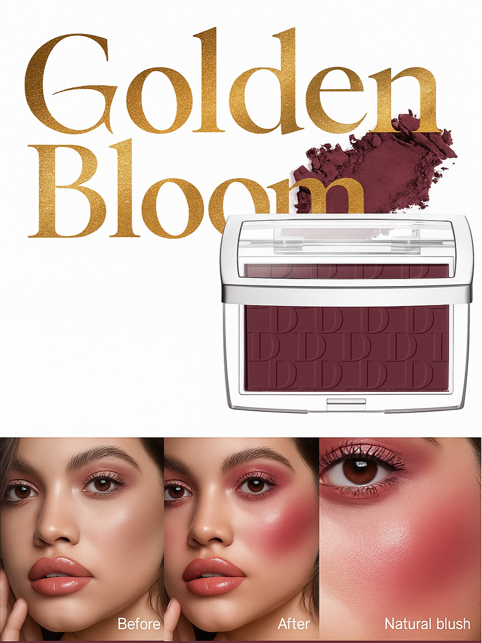 Matte Embossed Powder Blush