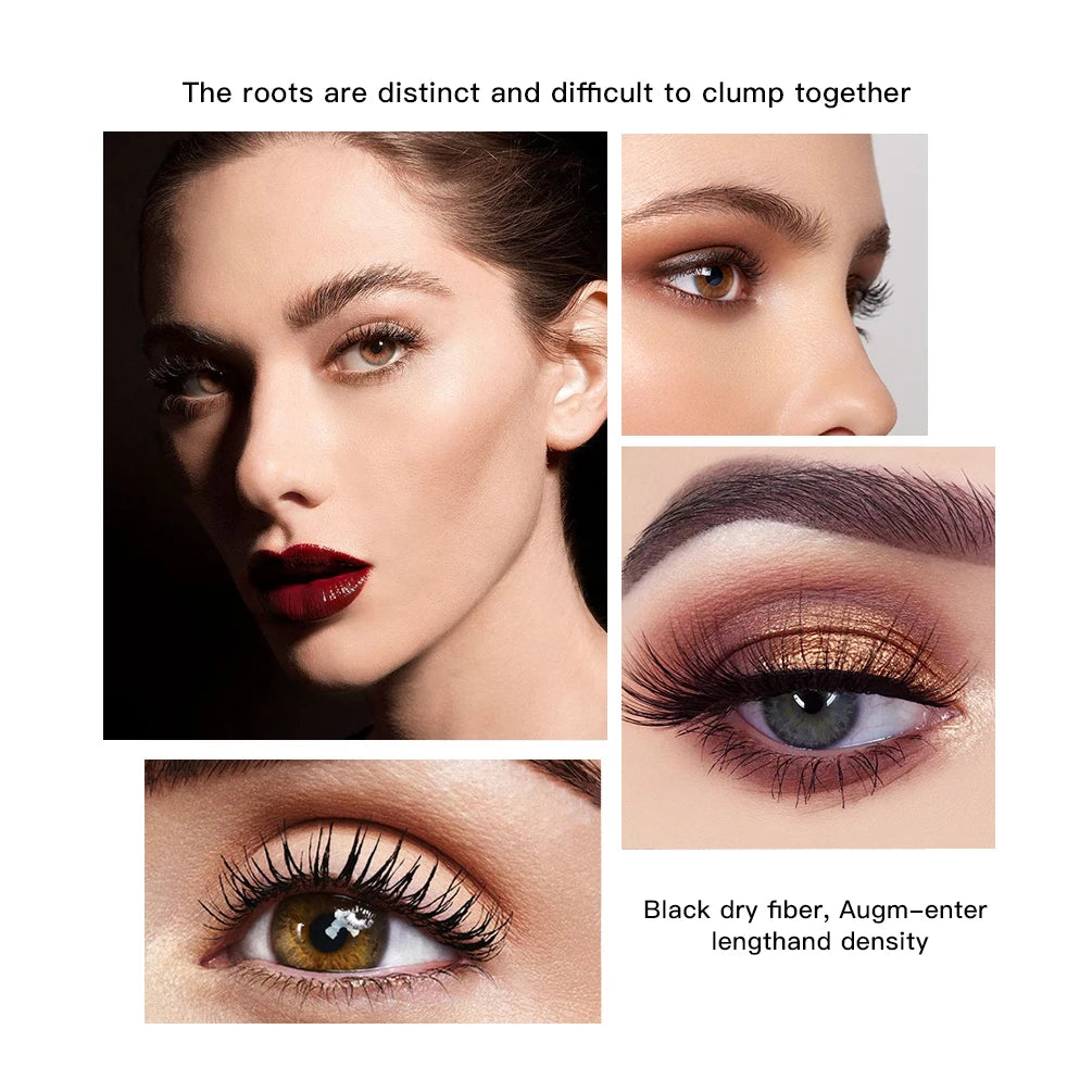 QiBest 2-Pack 4D Curling Black Mascara