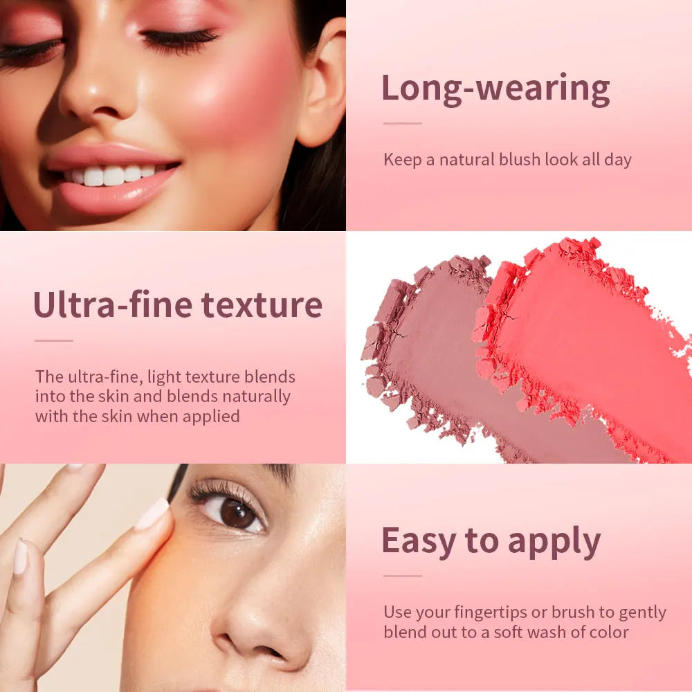 Matte Embossed Powder Blush