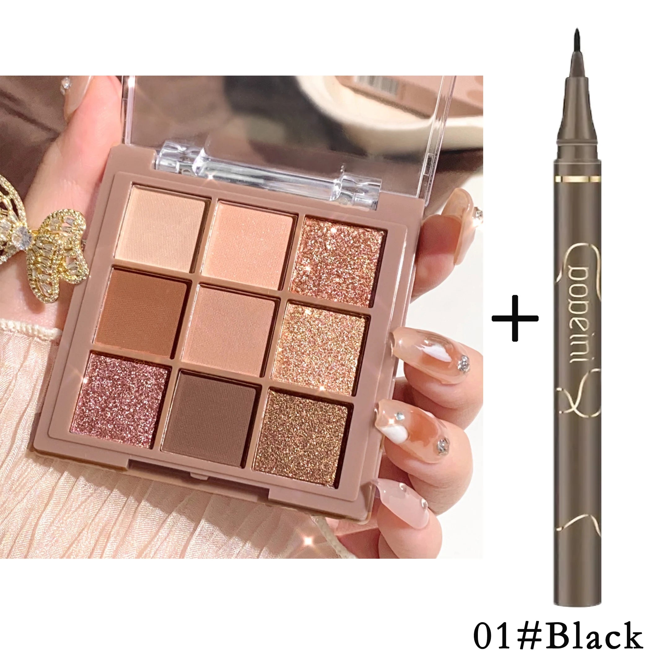 Velvet Luxe – 9-Color Eyeshadow Palette