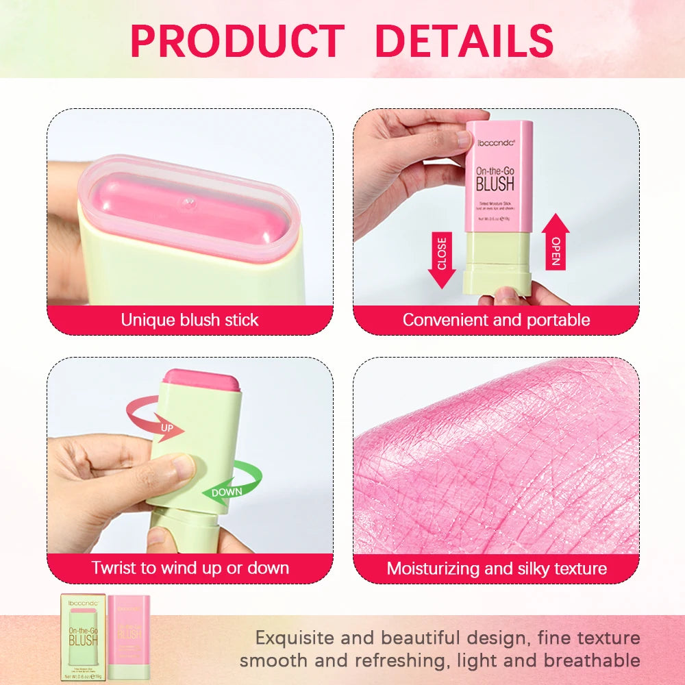 Silky Bloom – Korean-Inspired Blush Stick