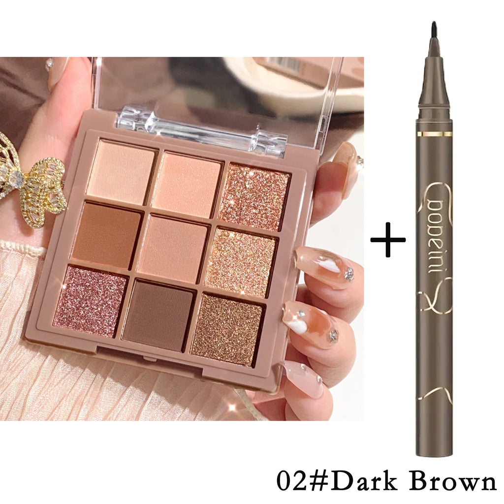 Velvet Luxe – 9-Color Eyeshadow Palette