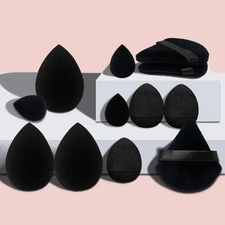 14pcs Makeup Sponge Set – Soft Cosmetic Puffs for Flawless Foundation & Blending