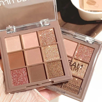 Velvet Luxe – 9-Color Eyeshadow Palette