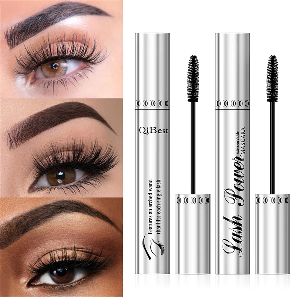QiBest 2-Pack 4D Curling Black Mascara