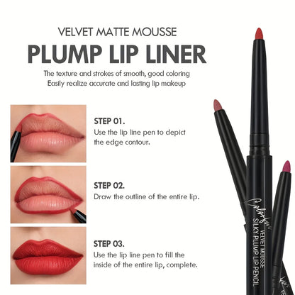Waterproof Matte Lip Liner Pencil