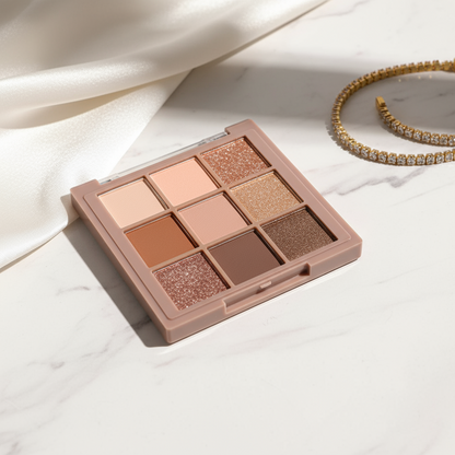 Velvet Luxe – 9-Color Eyeshadow Palette