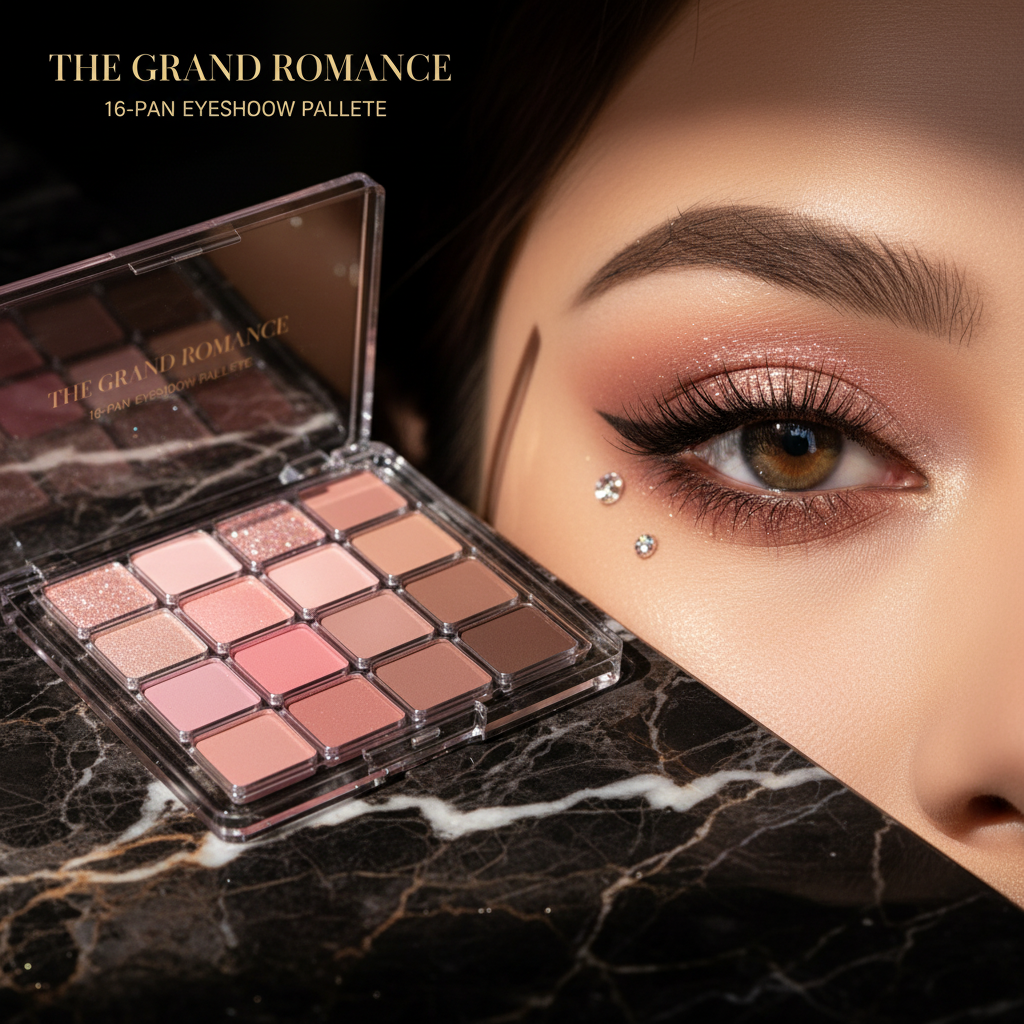 The Grand Romance 16-Pan Eyeshadow Palette