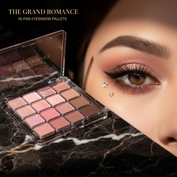 The Grand Romance 16-Pan Eyeshadow Palette